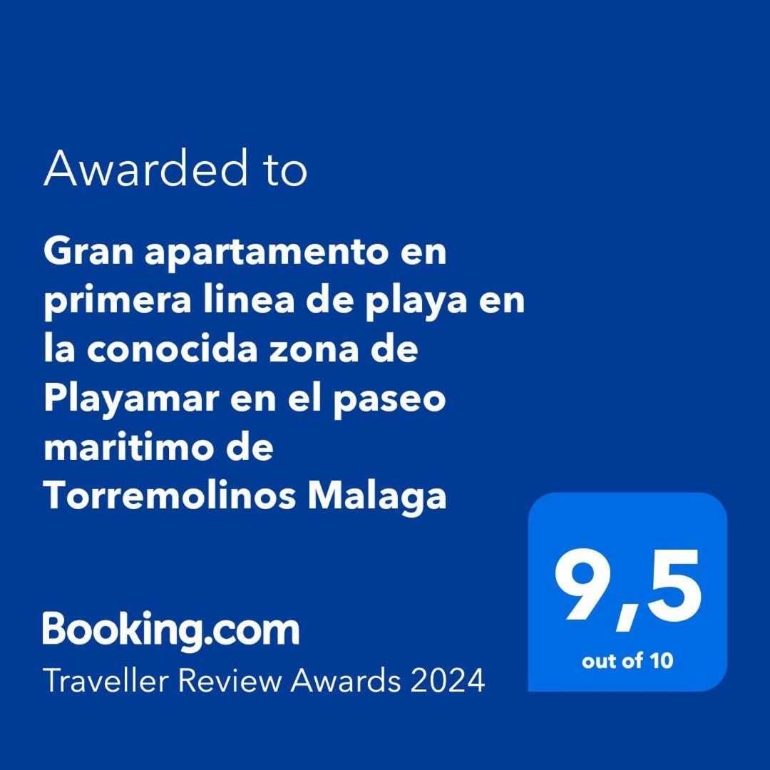 Exclusive Beachfront Apartment Torremolinos - Pool - Paddle - Tenis - Wifi - Central Aircon Esterno foto